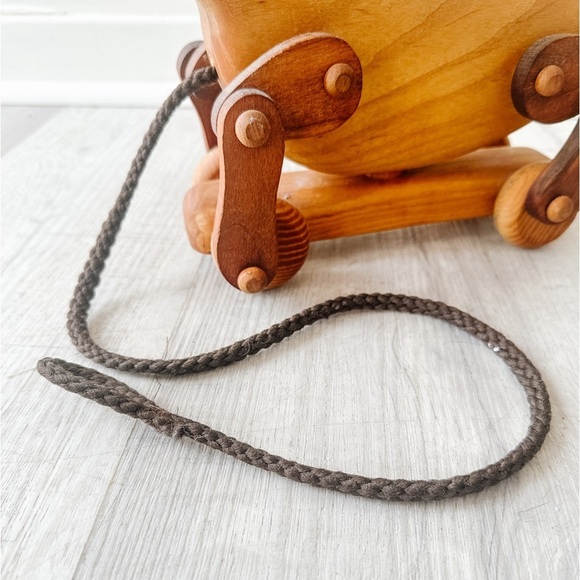 Vintage “Michaud Toys” Handcrafted Wooden Horse Pull Toy - Picture 5 of 5